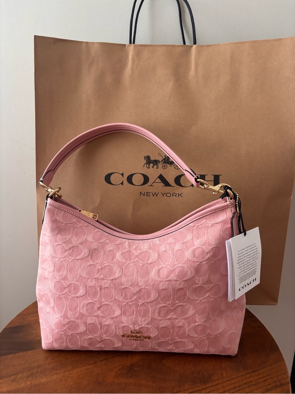COACH
Laurel Shoulder bag in Denim (CER66)
light pink